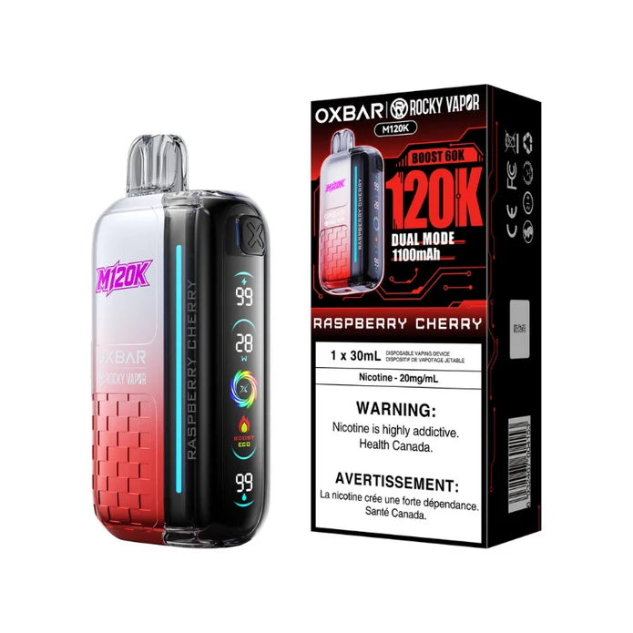 Oxbar M120K Disposable Vape Raspberry Cherry