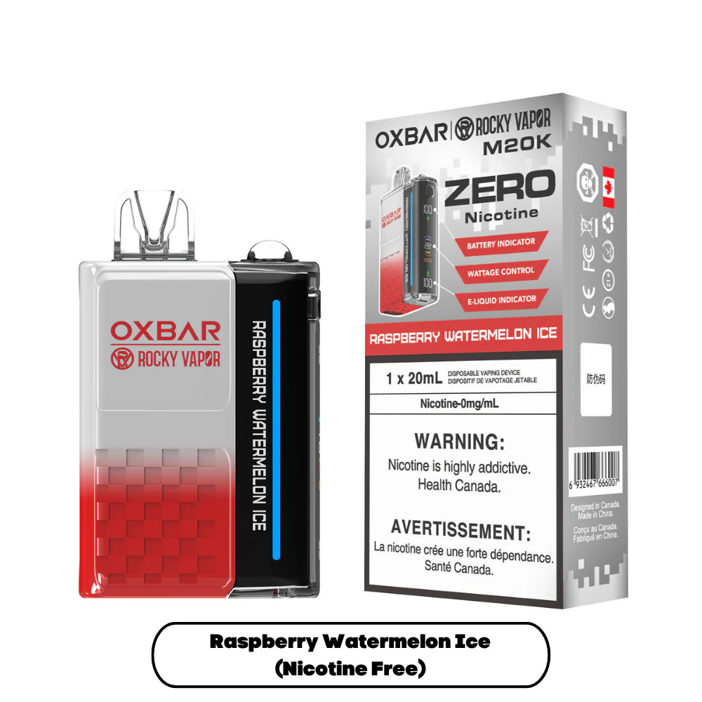 OXBAR M20K ZERO Nicotine-Free Disposable Vape | 0mg, 20,000 Puffs, 20mL | VTW Vaping The Way OXBAR M20K ZERO Nicotine-Free Disposable Vape | 0mg, 20,000 Puffs, 20mL | VTW Vaping The Way