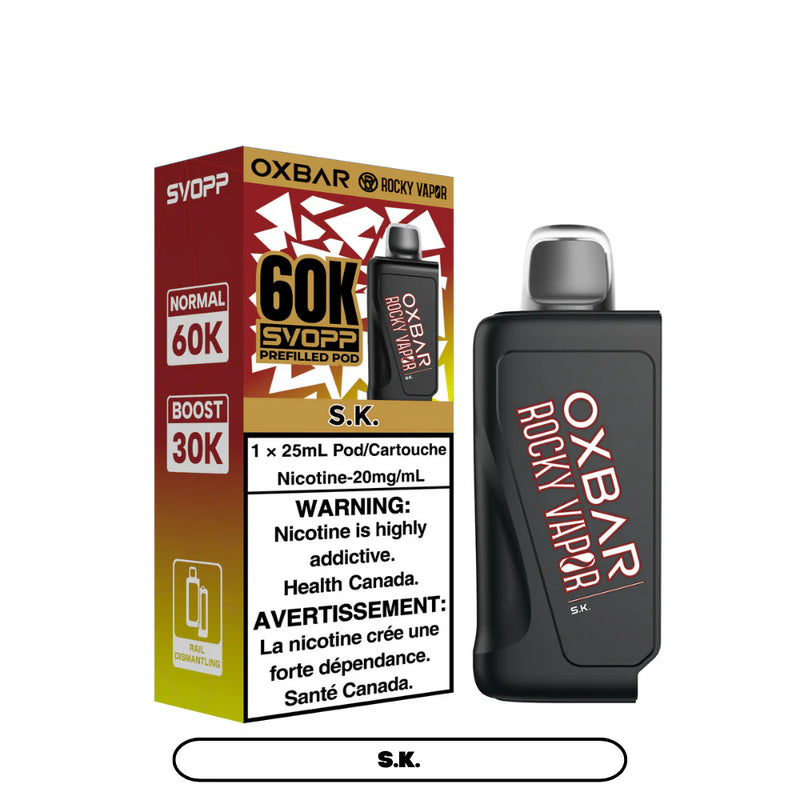 Rocky Vapor Oxbar SVOPP 60K Pods