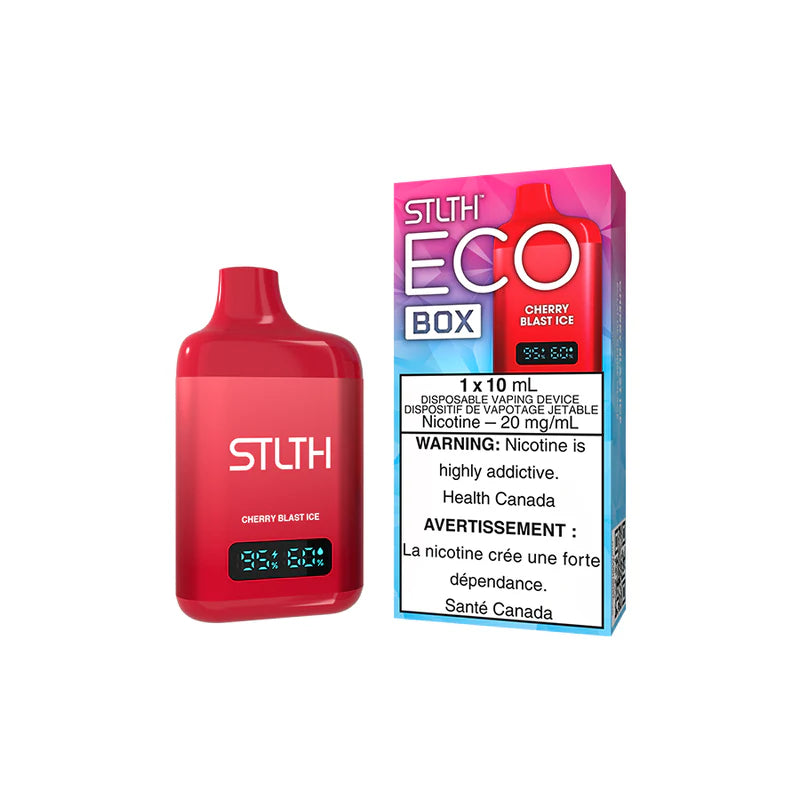 STLTH Eco Box Disposable Cherry Blast Ice disposable vape