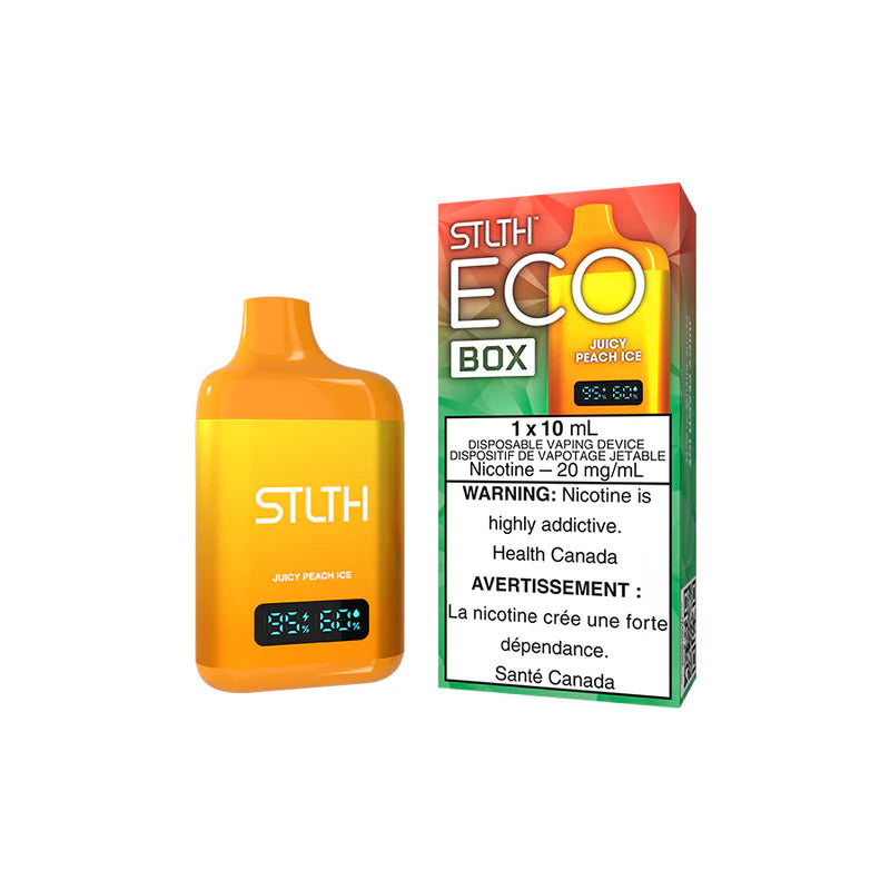 STLTH Eco Box Disposable Juicy Peach Ice disposable vape