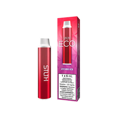 STLTH Eco Disposable Lychee Ice disposable vape