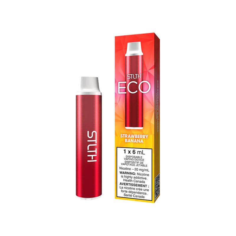STLTH Eco Disposable Strawberry Kiwi Ice disposable vape