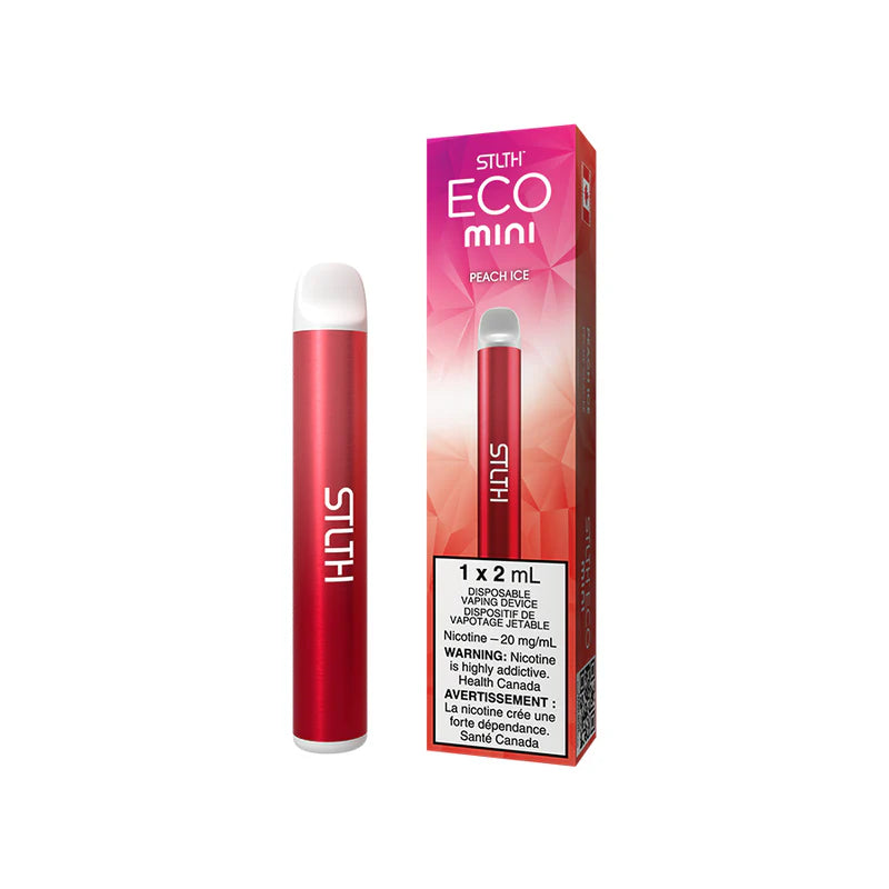 STLTH Eco Mini Disposable Vape 2mL 400mAh Peach Ice 20mg