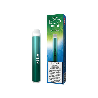 STLTH Eco Mini Disposable Vape 2mL 400mAh Polar Mint 20mg