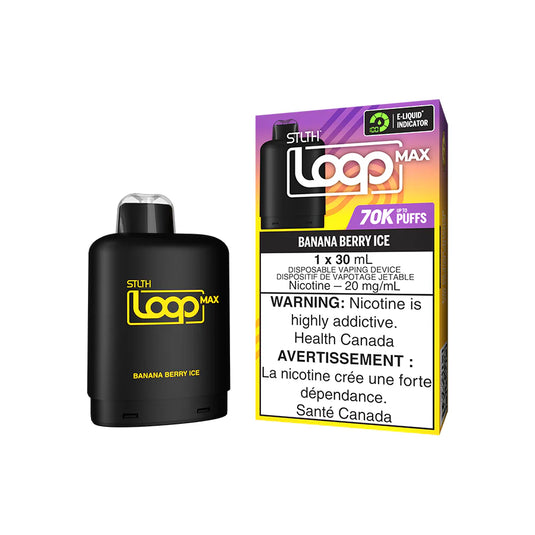 STLTH Loop Max 70K Pod Banana Ice vape pod