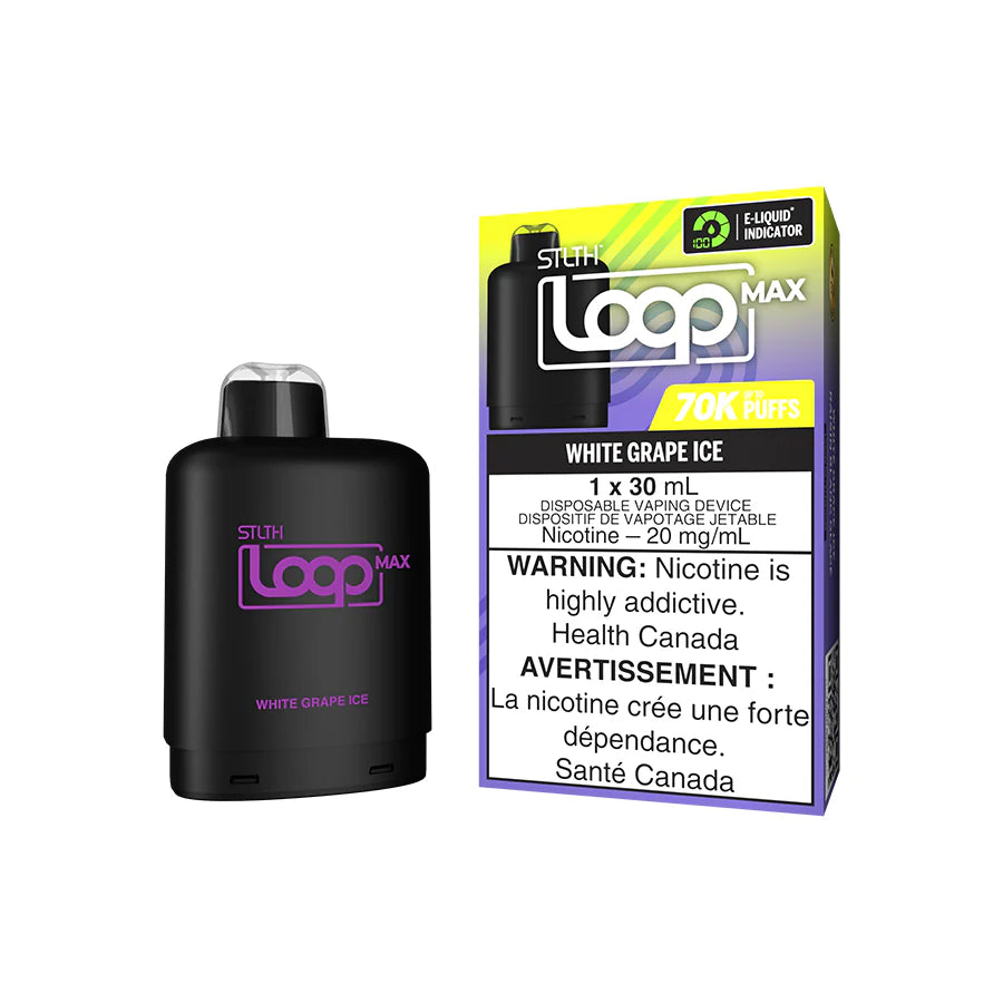 STLTH Loop Max 70K Pods | 30mL, 70,000 Puffs, 25 STLTH Flavours | VTW Vaping The Way STLTH Loop Max 70K Pods | 30mL, 70,000 Puffs, 25 STLTH Flavours | VTW Vaping The Way