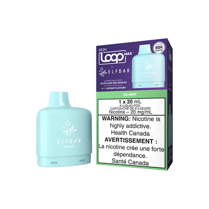 STLTH Loop Max X Elfbar 50K Pod Ice Mint vape pod