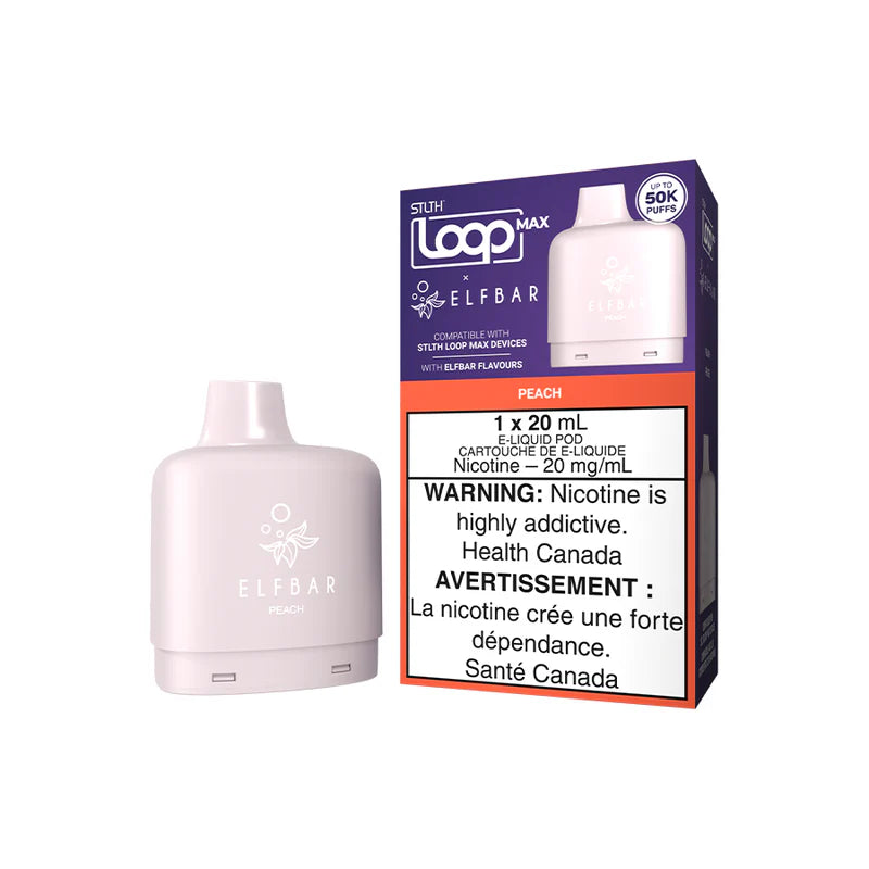 STLTH Loop Max X Elfbar 50K Pod Peach vape pod