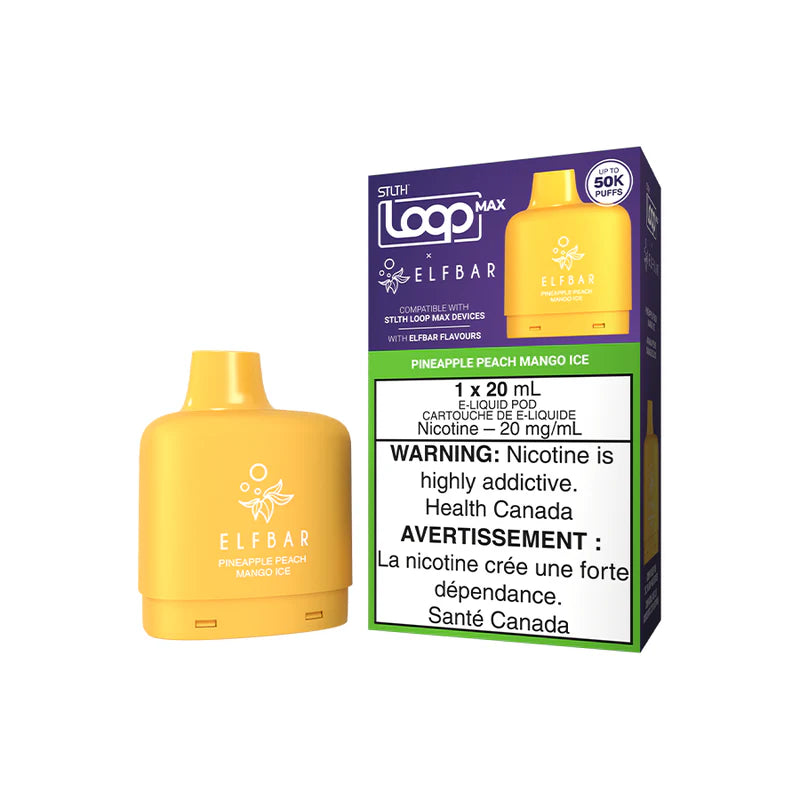 STLTH Loop Max x Elfbar 50K Pods | 20mL, 50,000 Puffs, QUAQ Dual Mesh | VTW Vaping The Way STLTH Loop Max x Elfbar 50K Pods | 20mL, 50,000 Puffs, QUAQ Dual Mesh | VTW Vaping The Way