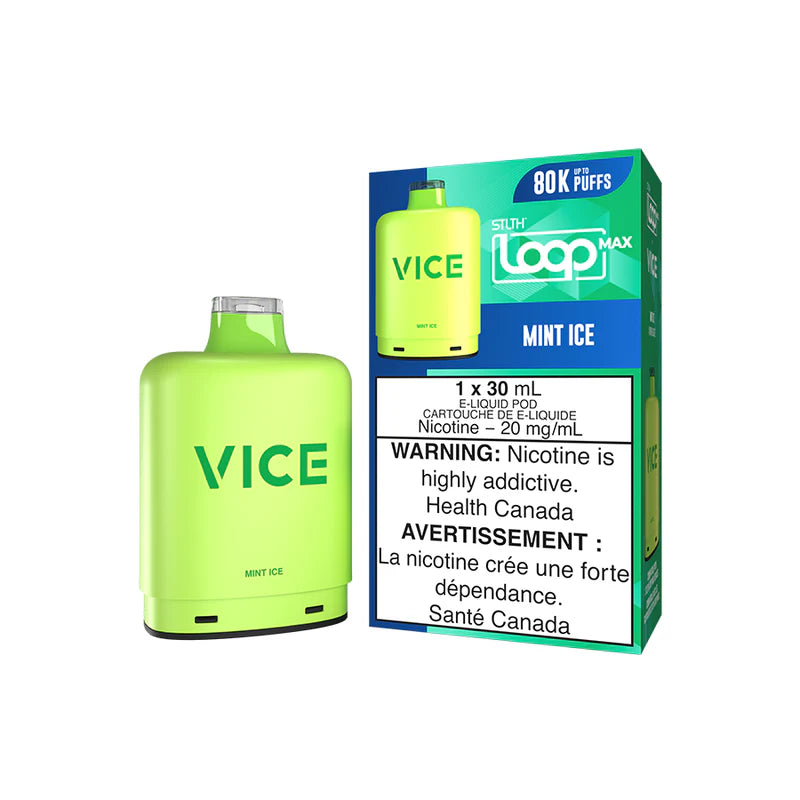 STLTH Loop Max x Vice 80K Pod Mint Ice vape pod