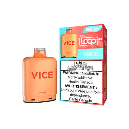 STLTH Loop Max x Vice 80K Pod Peach Ice vape pod