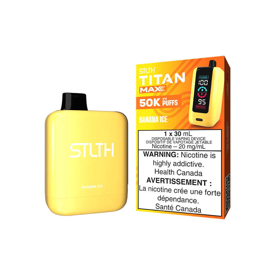 STLTH Titan Max 50K Banana Ice disposable vape