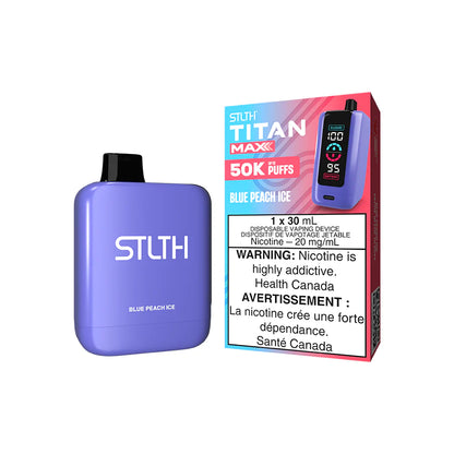 STLTH Titan Max 50K Blue Peach Ice disposable vape