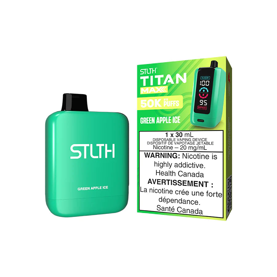 STLTH Titan Max 50K Cranberry Pom Ice disposable vape