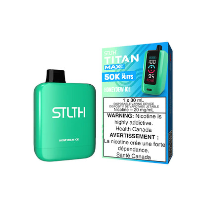 STLTH Titan Max 50K Green Apple Ice disposable vape