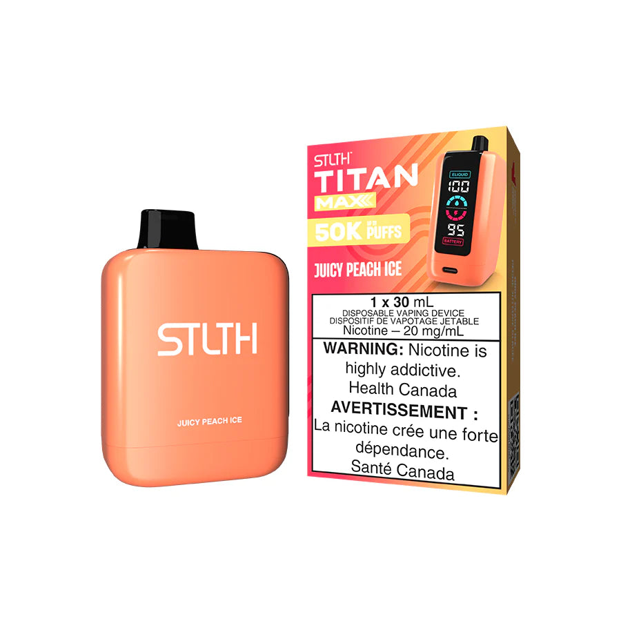 STLTH Titan Max 50K Juicy Grapefruit Ice disposable vape