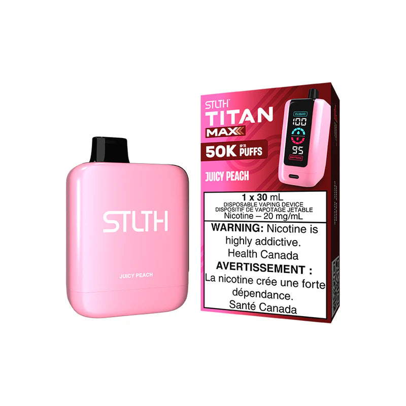 STLTH Titan Max 50K Strawnana Orange Ice disposable vape
