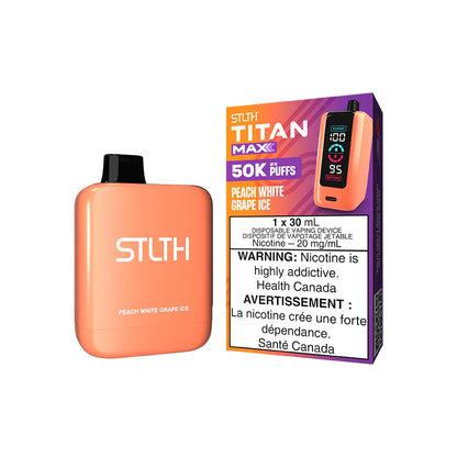 STLTH Titan Max 50K Juicy Peach disposable vape