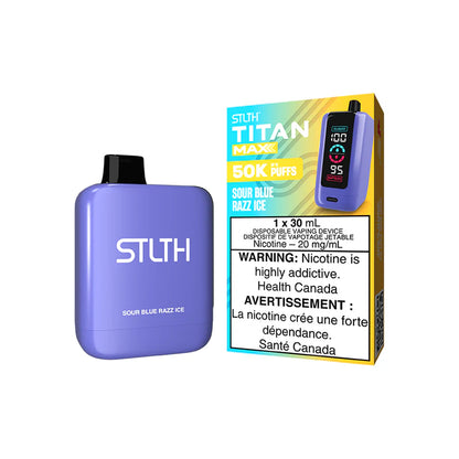 STLTH Titan Max 50K White Grape Ice disposable vape