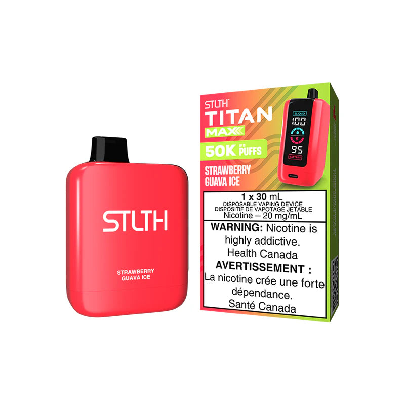 STLTH Titan Max 50K White Grape Melon Ice disposable vape