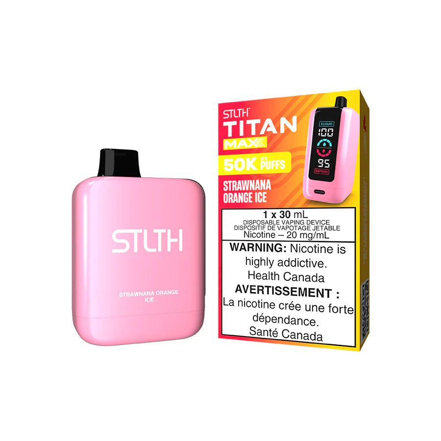 STLTH Titan Max 50K Smooth Tobacco disposable vape