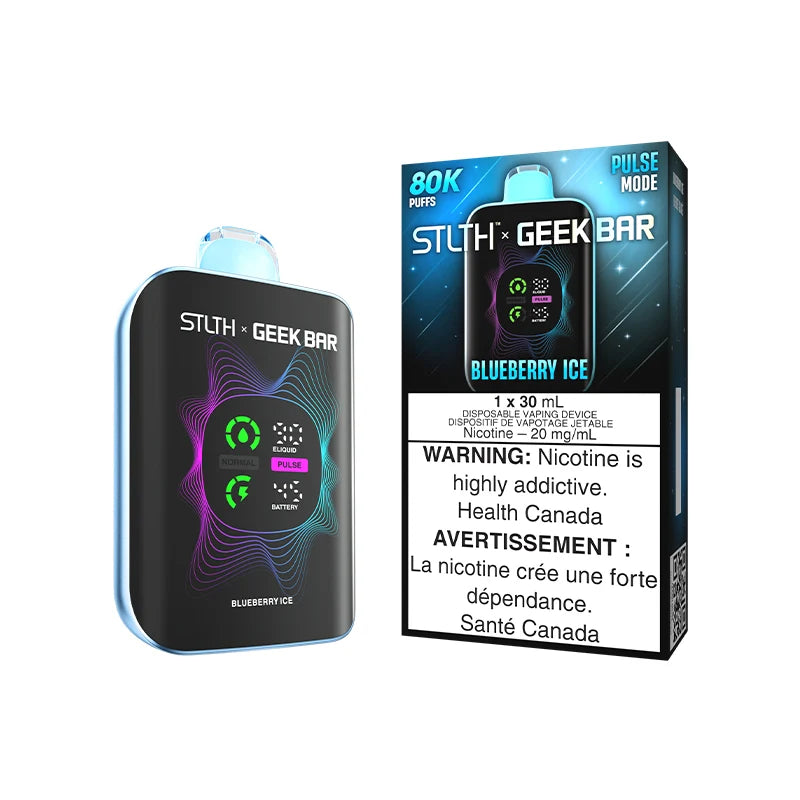 STLTH X Geek Bar 80K Disposable Blueberry Ice disposable vape