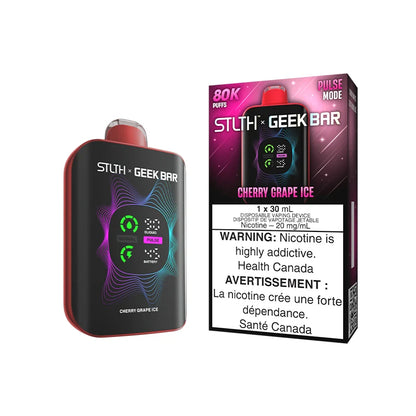 STLTH X Geek Bar 80K Disposable Cherry Grape Ice disposable vape