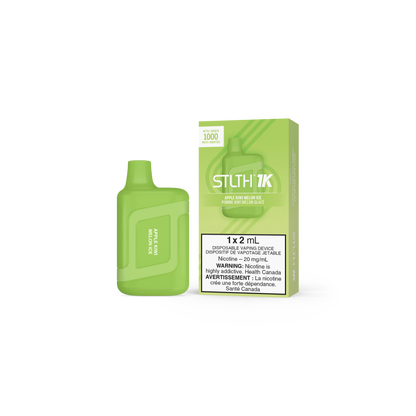STLTH 1K Disposable Apple Kiwi Melon Ice disposable vape