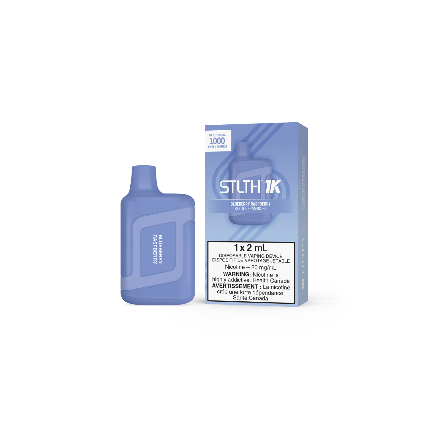 STLTH 1K Disposable Blue Raspberry disposable vape