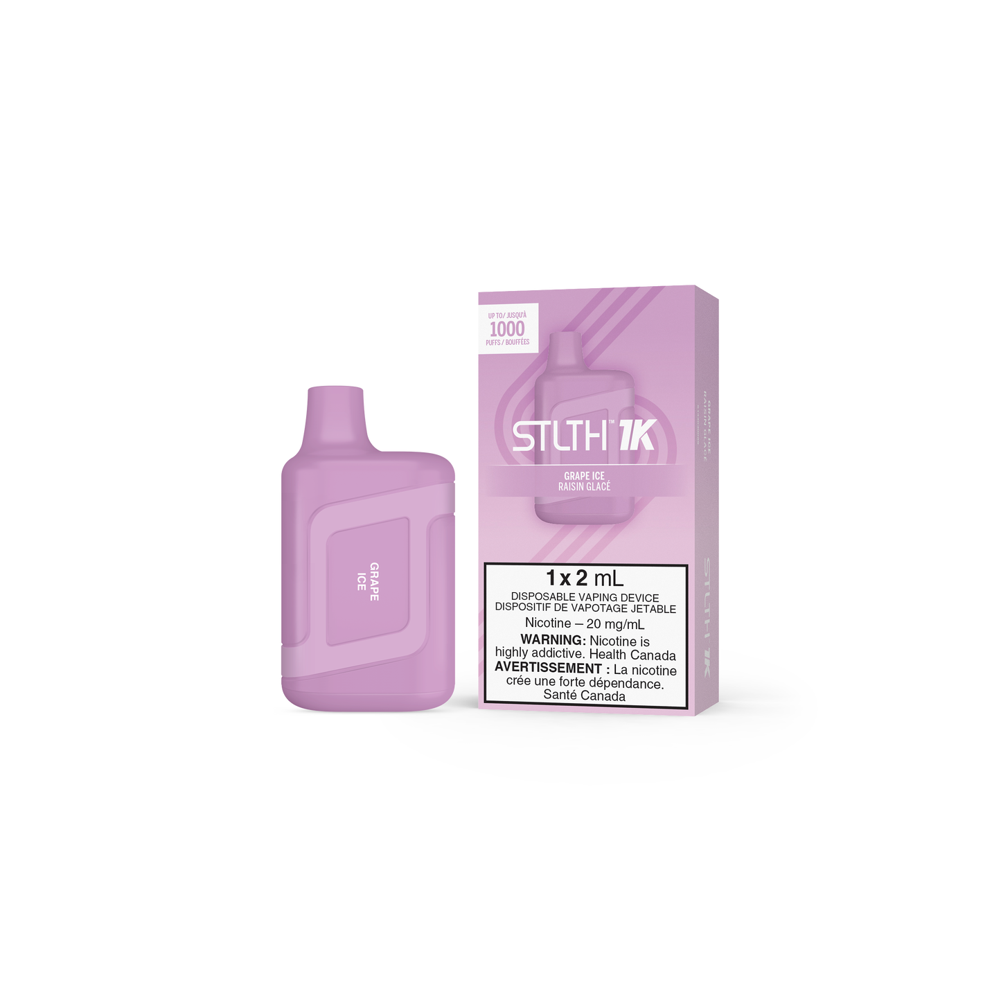STLTH 1K Disposable Grape Ice disposable vape