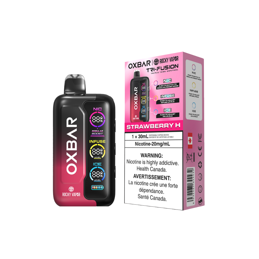 OXBAR Tri Fusion Disposable Vape | Triple Tank, 30mL, Quad Mesh Coil | VTW Vaping The Way OXBAR Tri Fusion Disposable Vape | Triple Tank, 30mL, Quad Mesh Coil | VTW Vaping The Way