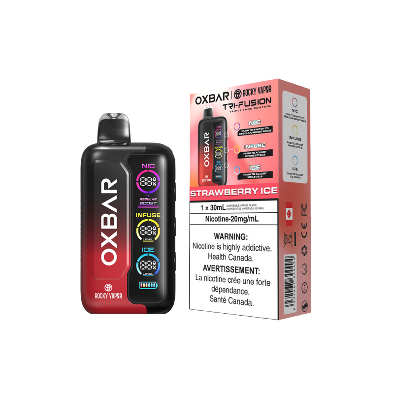 Rocky Vapor Oxbar Tri Fusion 30ml Disposable