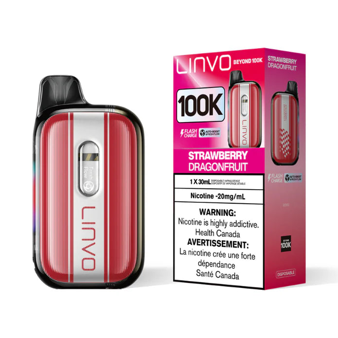 Linvo Beyond 100K Disposable Strawberry Dragonfruit 30mL 20mg