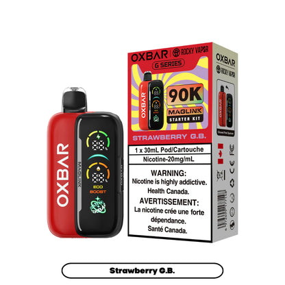 OXBAR vape device StrawberryG.B