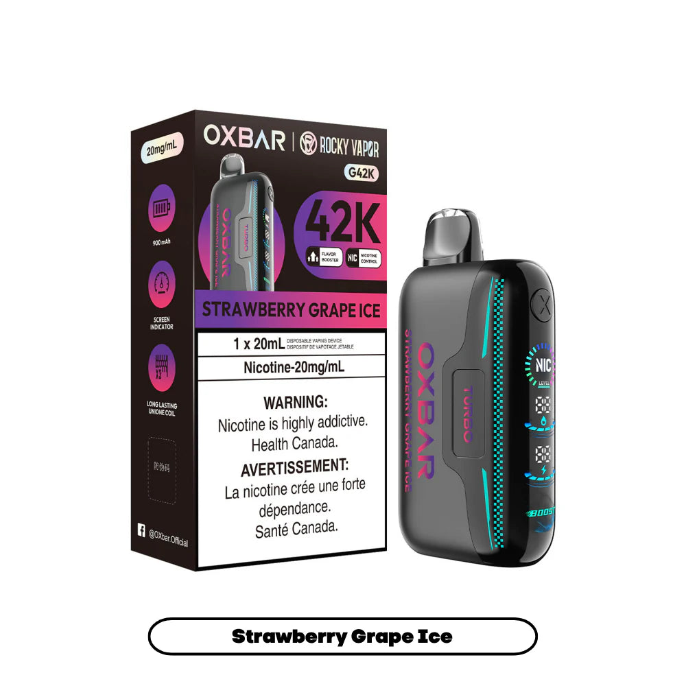 Oxbar G42K Strawberry Grape Ice disposable vape