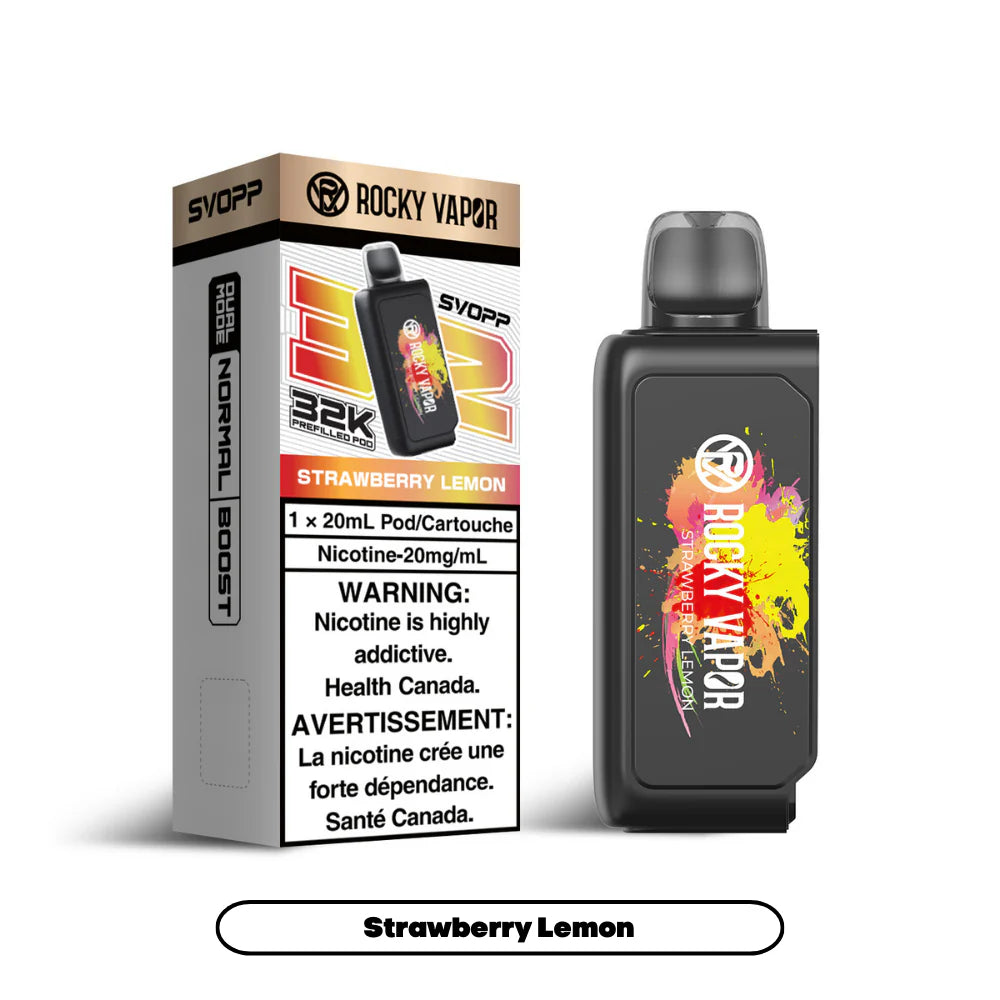 Rocky Vapor SVOPP 32K Pods Strawberry Lemon pod kit