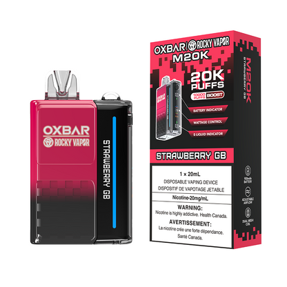 Oxbar M20K Strawberry GB disposable vape