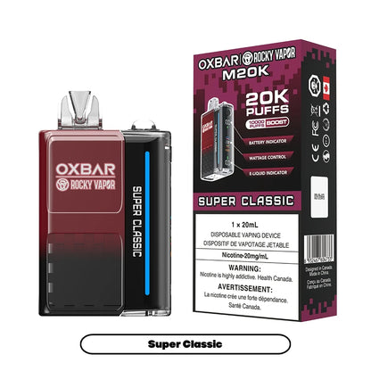 Oxbar M20K Super Classic disposable vape