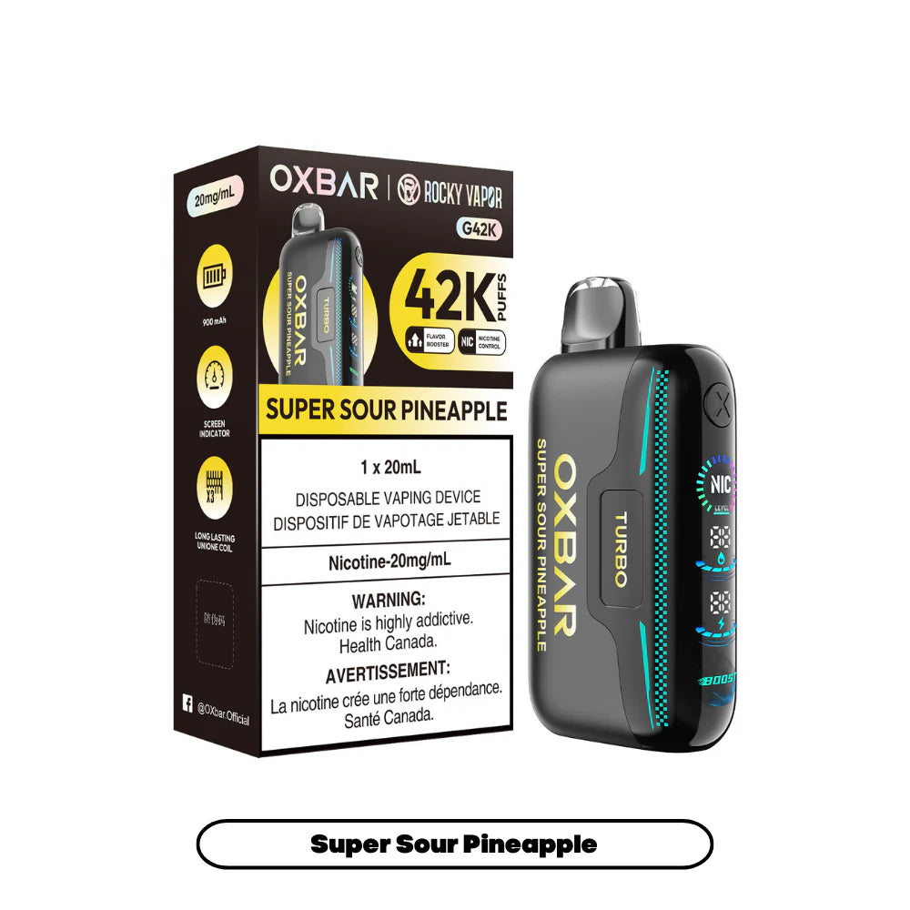 OXBAR G42K Disposable Vape | 42,000 Puffs, Adjustable Nicotine & Wattage | VTW Vaping The Way OXBAR G42K Disposable Vape | 42,000 Puffs, Adjustable Nicotine & Wattage | VTW Vaping The Way
