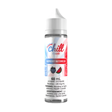 Twisted Chill Salt 60mL Raspberry Watermelon E-Liquid Bottle Salt Nicotine