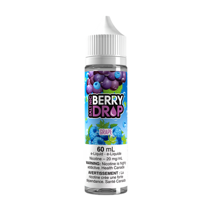 Berry Drop Salt 60mL E-Liquid Grape Flavour Salt Nic