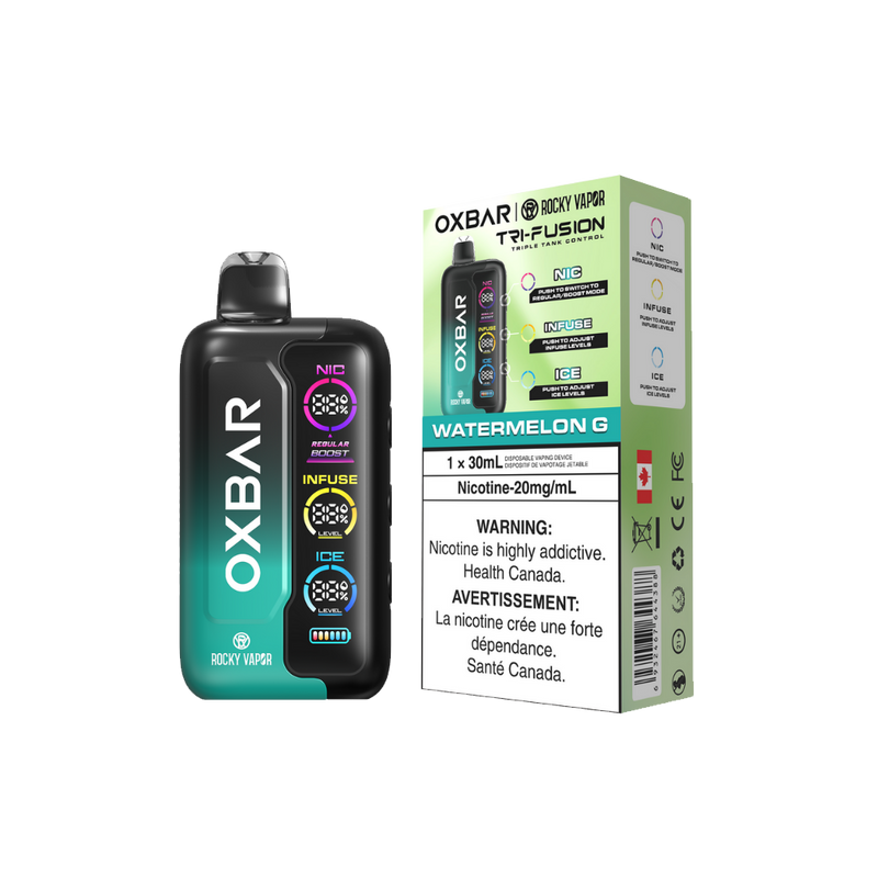Rocky Vapor Oxbar Tri Fusion 30ml Disposable