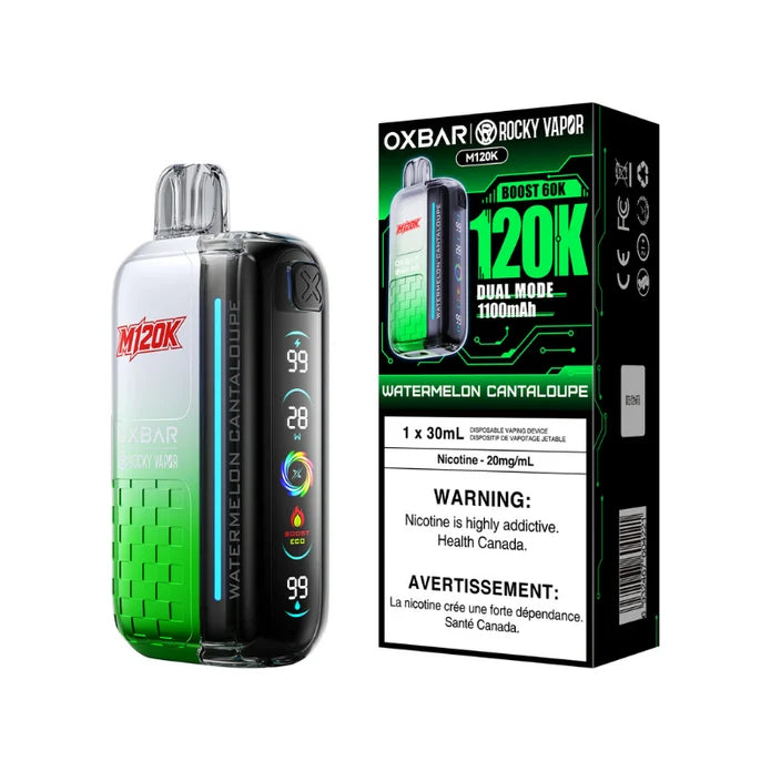 Oxbar M120K Disposable Vape Watermelon Cantaloupe