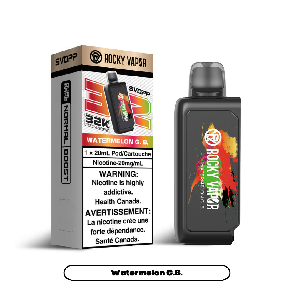 Rocky Vapor SVOPP 32K Pods Watermelon G.B. pod kit