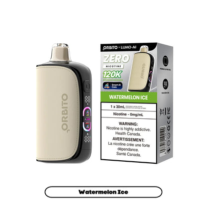 Orbito Lumo AI 120K Disposable Vape Watermelon Ice 0mg