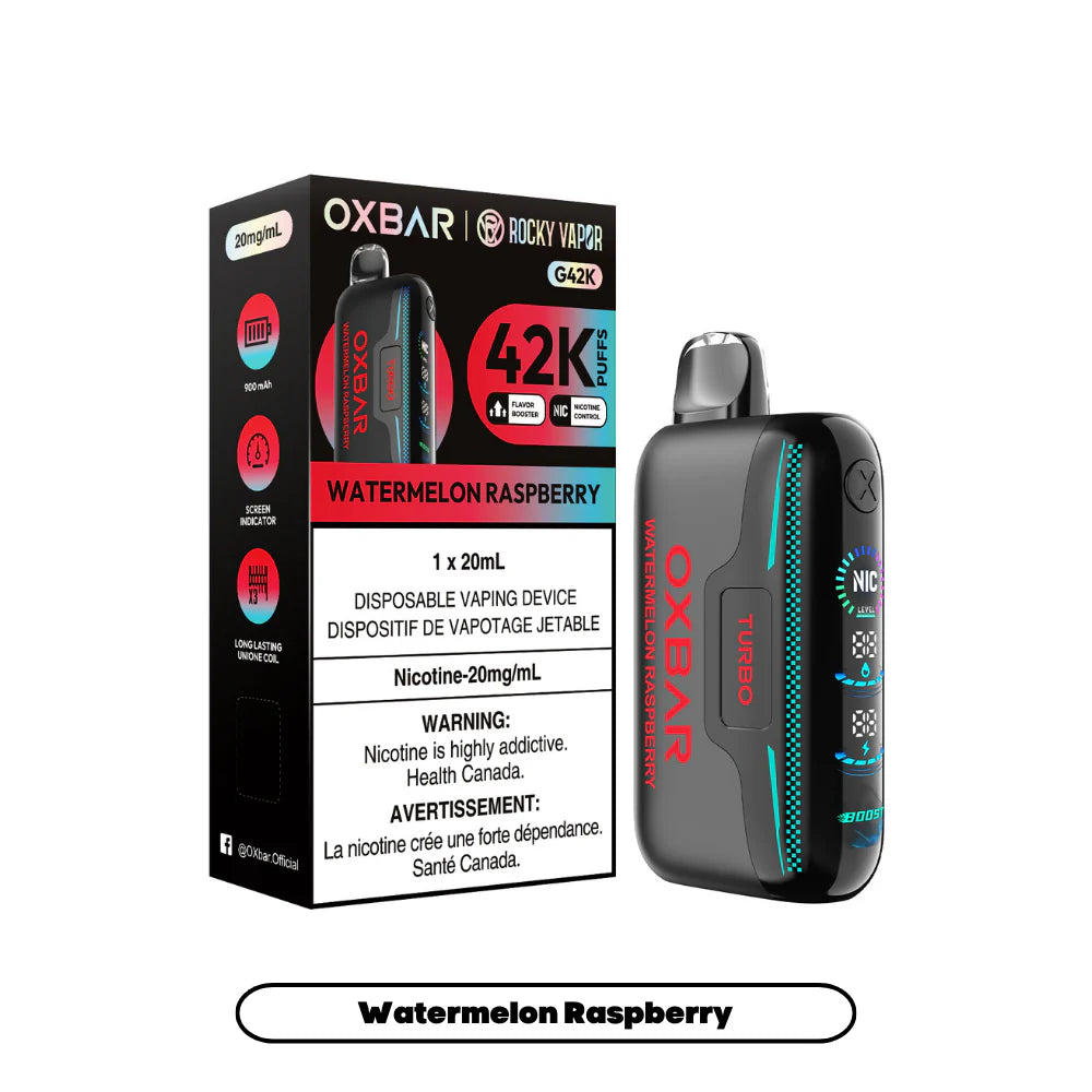 OXBAR G42K Disposable Vape | 42,000 Puffs, Adjustable Nicotine & Wattage | VTW Vaping The Way OXBAR G42K Disposable Vape | 42,000 Puffs, Adjustable Nicotine & Wattage | VTW Vaping The Way