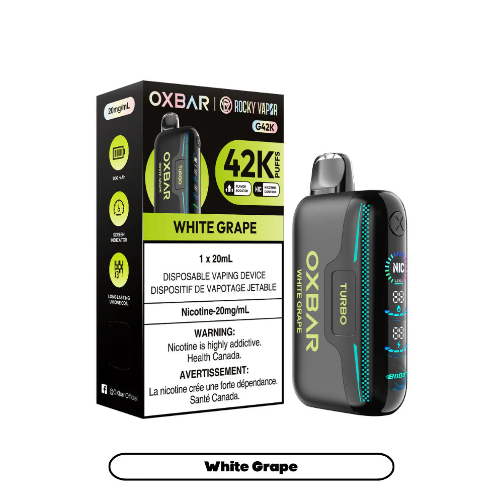 OXBAR G42K Disposable Vape | 42,000 Puffs, Adjustable Nicotine & Wattage | VTW Vaping The Way OXBAR G42K Disposable Vape | 42,000 Puffs, Adjustable Nicotine & Wattage | VTW Vaping The Way
