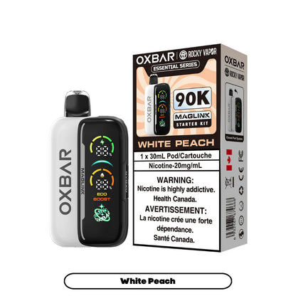 OXBAR vape device and White Peach