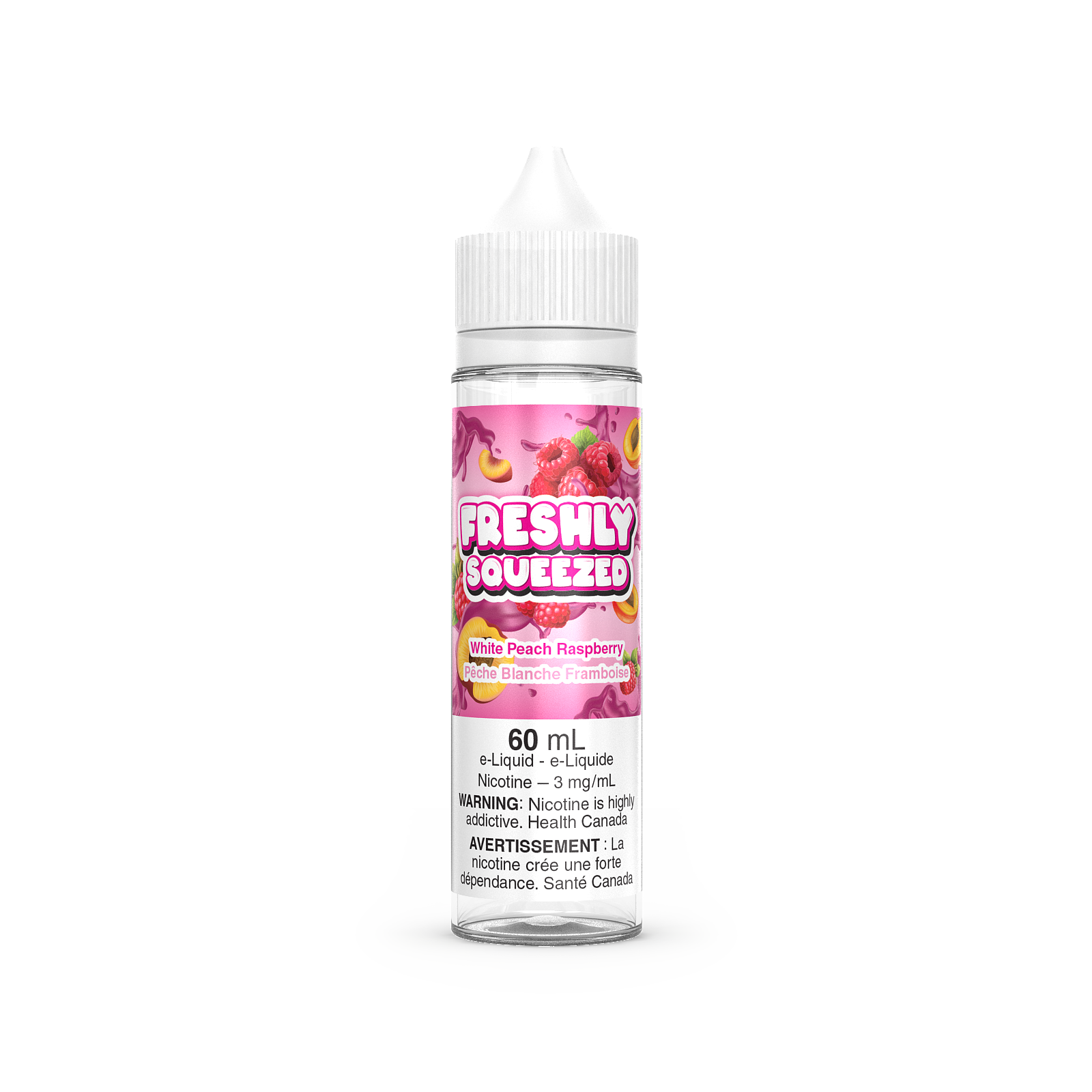 Freshly Squeezed E-Liquids White Peach Raspberry e-liquid